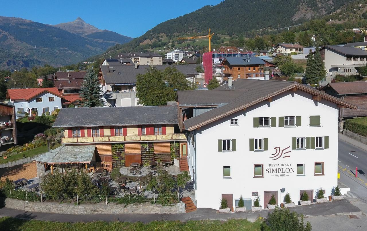 Hotel Gasthaus - Restaurant Simplon Va Hie Brig Zewnętrze zdjęcie